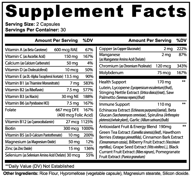 COMPLETE MULTI VITAMIN
